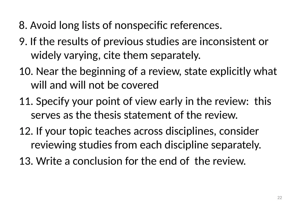 Importance of literature review Dr. Neelima Mehta - slide 22 of 28