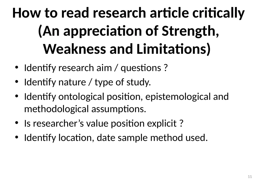 Importance of literature review Dr. Neelima Mehta - slide 11 of 28