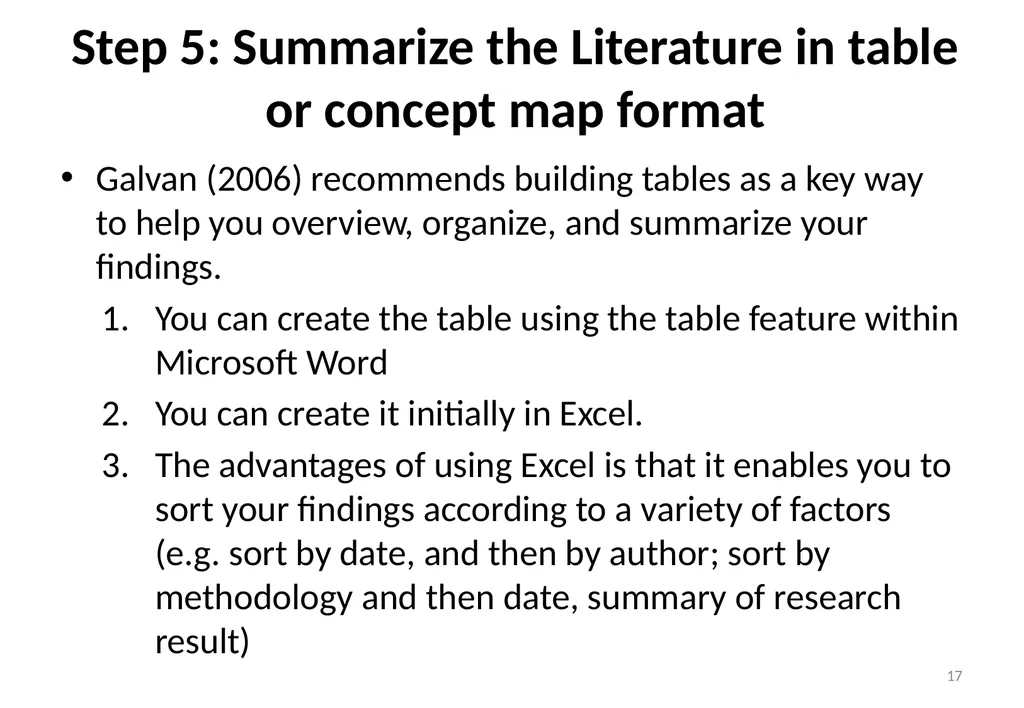 Importance of literature review Dr. Neelima Mehta - slide 17 of 28