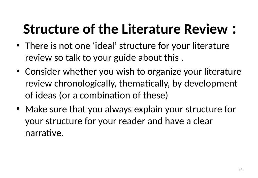 Importance of literature review Dr. Neelima Mehta - slide 18 of 28