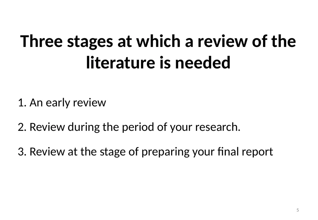 Importance of literature review Dr. Neelima Mehta - slide 5 of 28