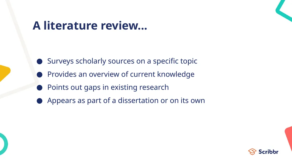 Literature reviews Introduction and step-by-step - slide 3 of 30
