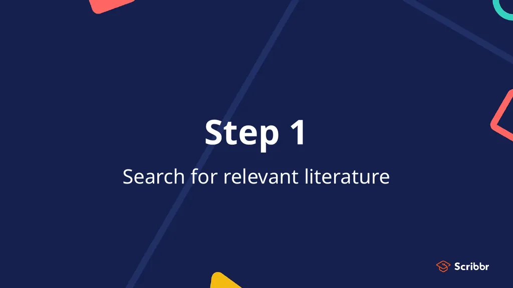 Literature reviews Introduction and step-by-step - slide 7 of 30