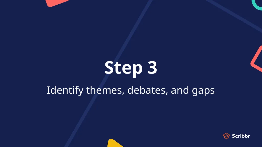 Literature reviews Introduction and step-by-step - slide 15 of 30