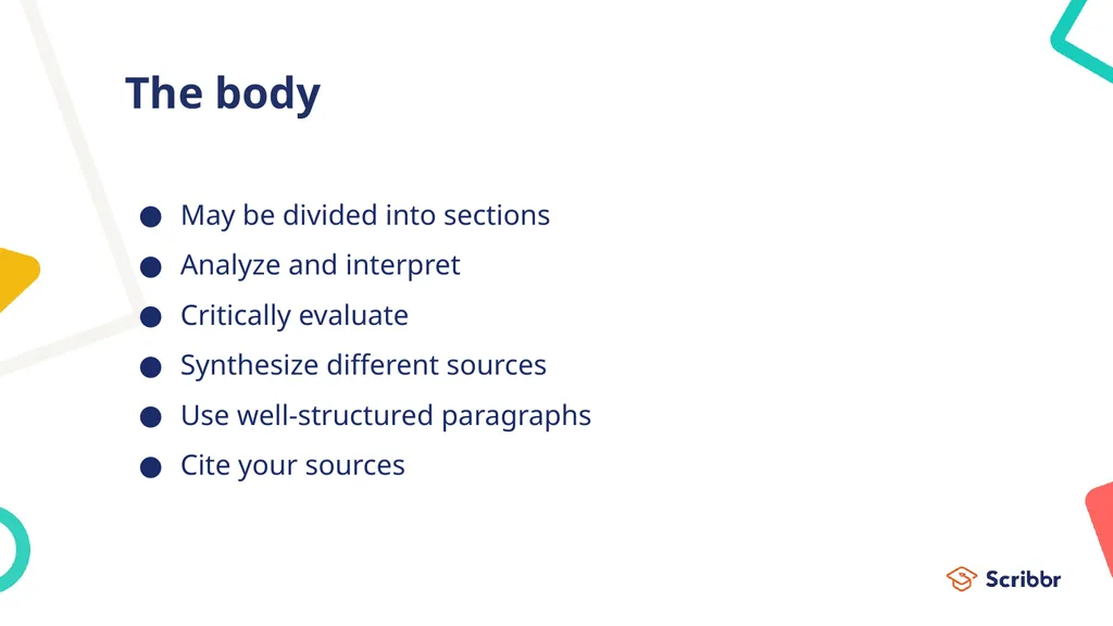 Literature reviews Introduction and step-by-step - slide 24 of 30