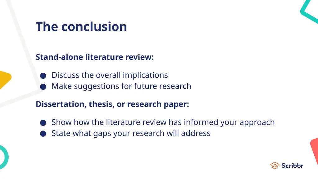 Literature reviews Introduction and step-by-step - slide 26 of 30