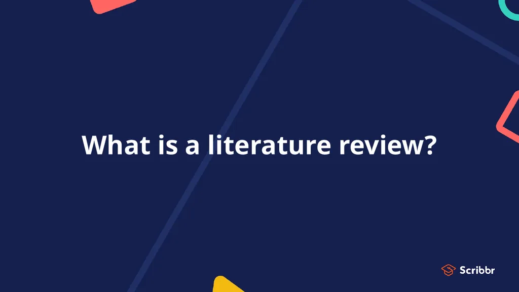 Literature reviews Introduction and step-by-step - slide 2 of 30