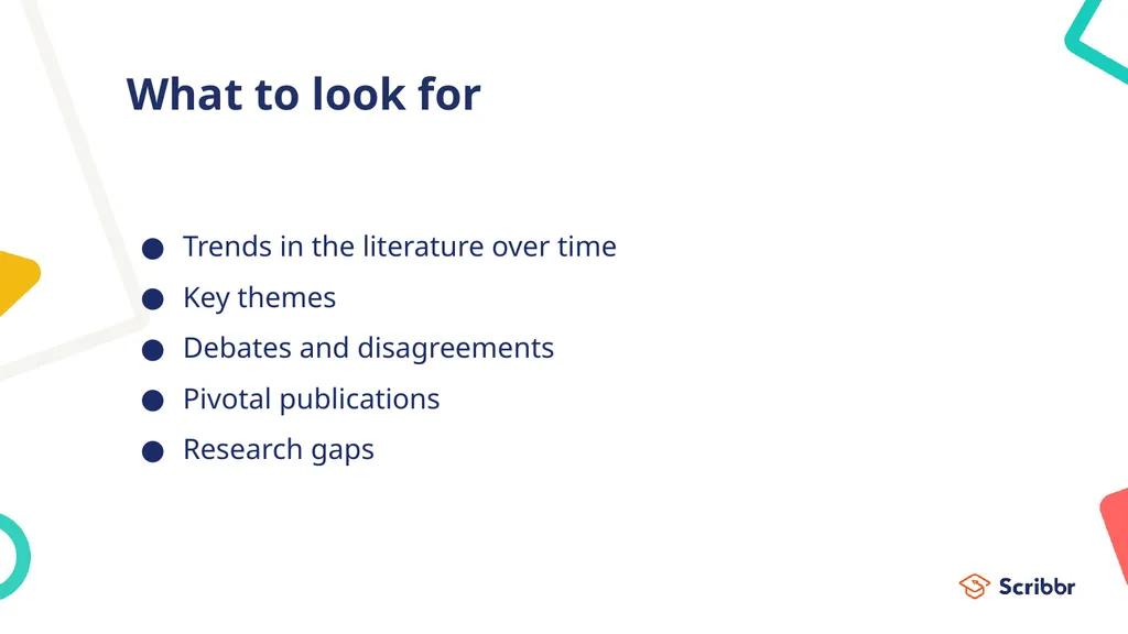 Literature reviews Introduction and step-by-step - slide 16 of 30