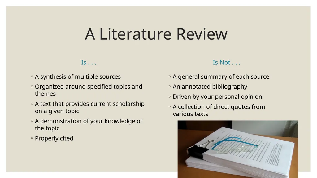 Mastering Literature Reviews The Writing - slide 3 of 15