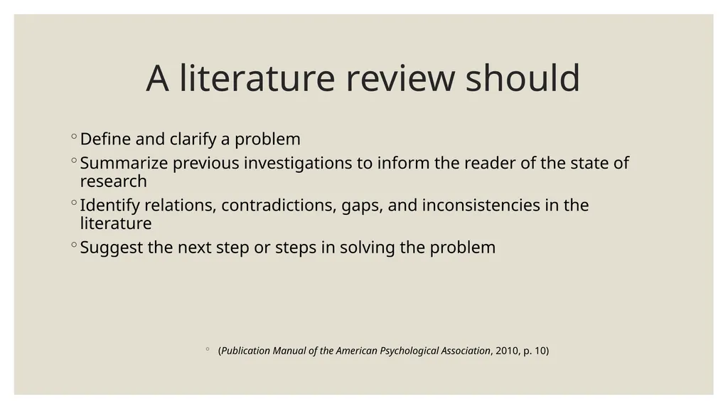 Mastering Literature Reviews The Writing - slide 10 of 15