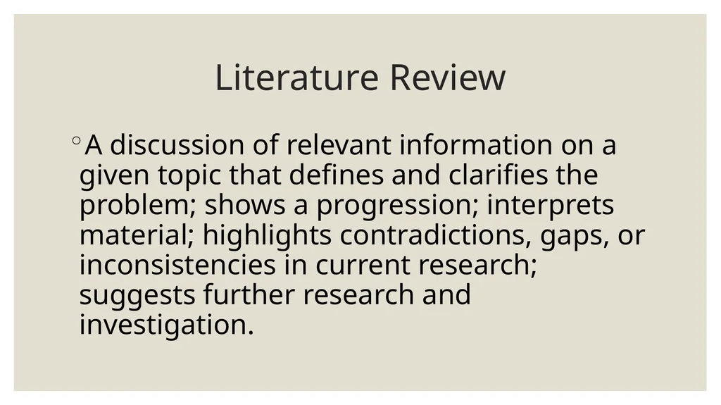 Mastering Literature Reviews The Writing - slide 2 of 15