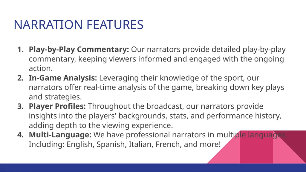 Livestreaming Services: Bringing Slow Pitch Games - slide 10 of 27