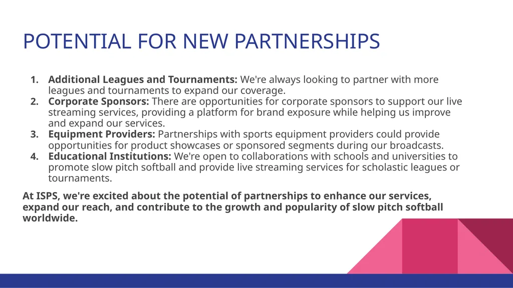 Livestreaming Services: Bringing Slow Pitch Games - slide 25 of 27