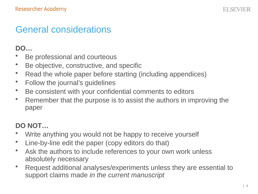 An introduction to peer review How to write a - slide 4 of 13