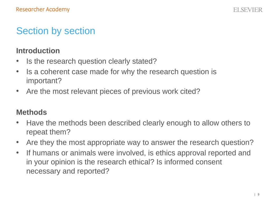 An introduction to peer review How to write a - slide 9 of 13