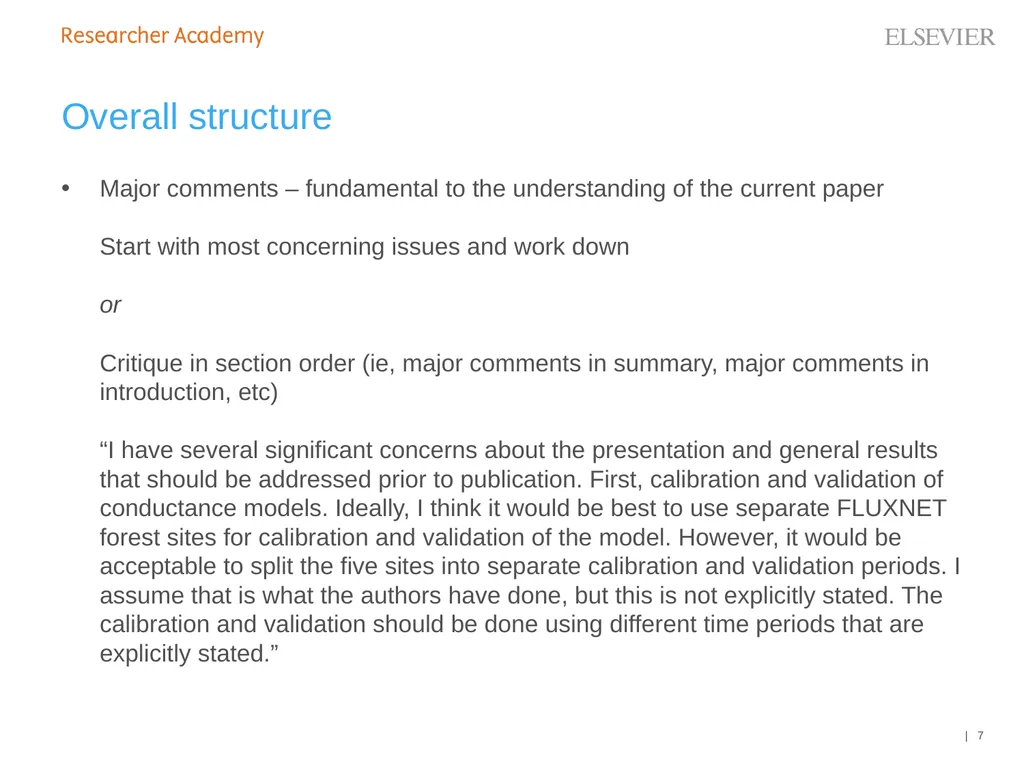 An introduction to peer review How to write a - slide 7 of 13
