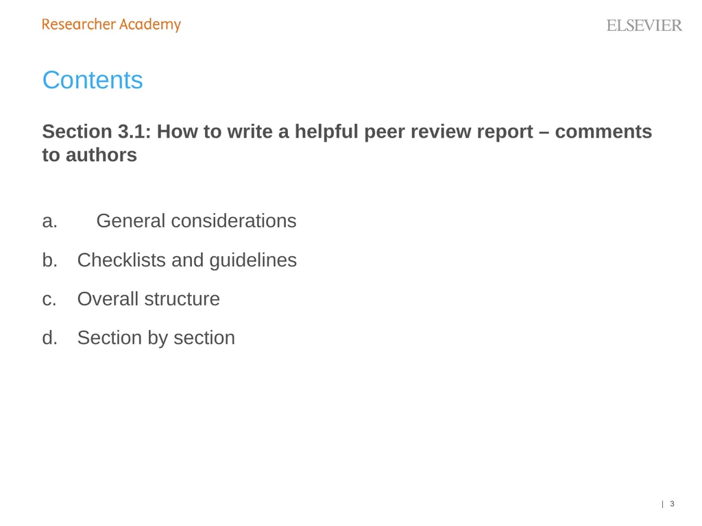 An introduction to peer review How to write a - slide 3 of 13
