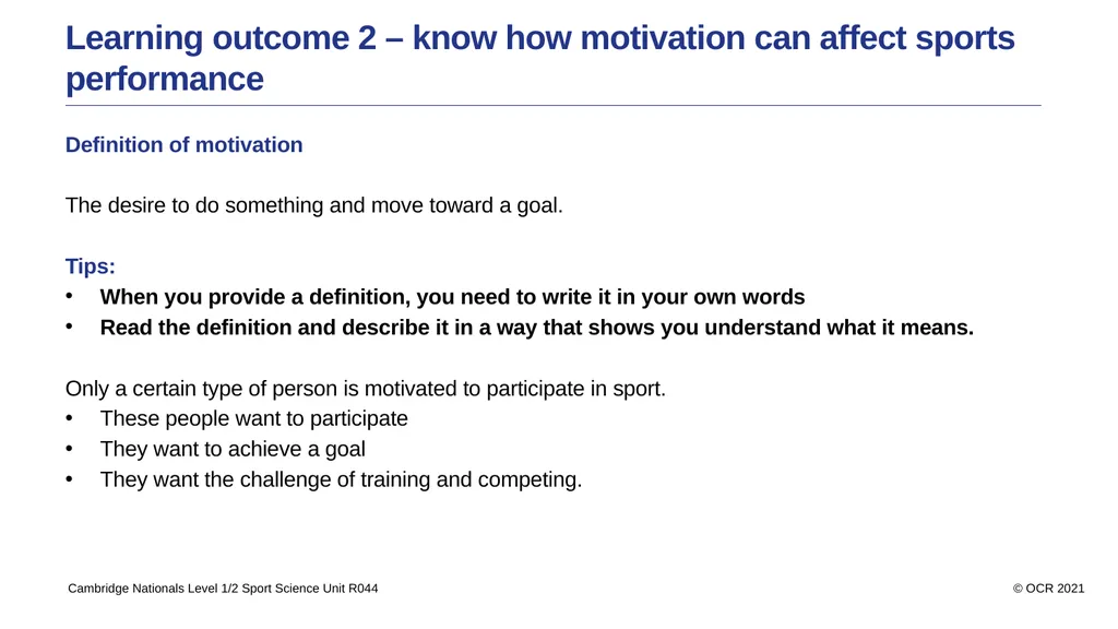 Contents Aims Learning outcome 1 – understand the - slide 11 of 41