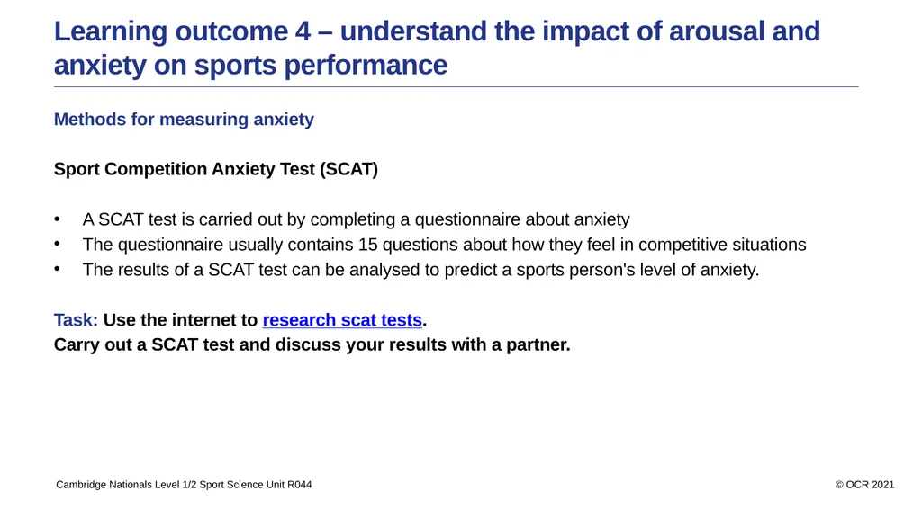 Contents Aims Learning outcome 1 – understand the - slide 26 of 41