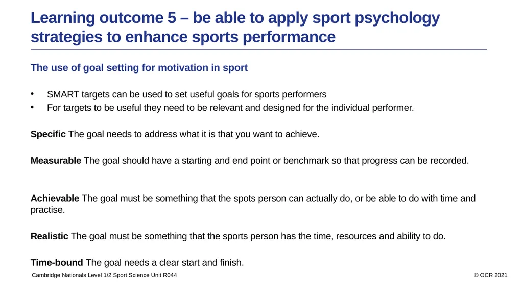 Contents Aims Learning outcome 1 – understand the - slide 29 of 41