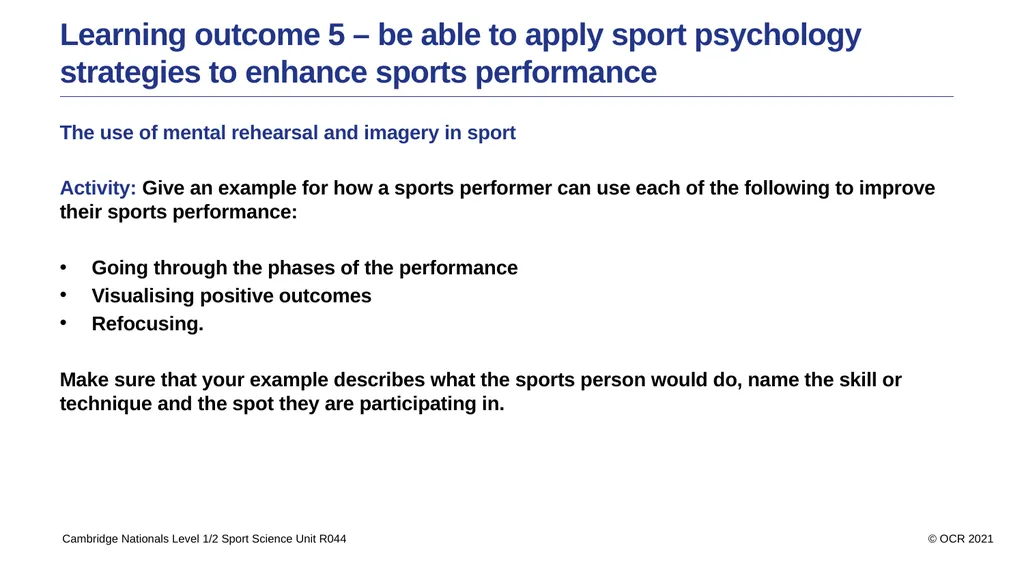Contents Aims Learning outcome 1 – understand the - slide 33 of 41