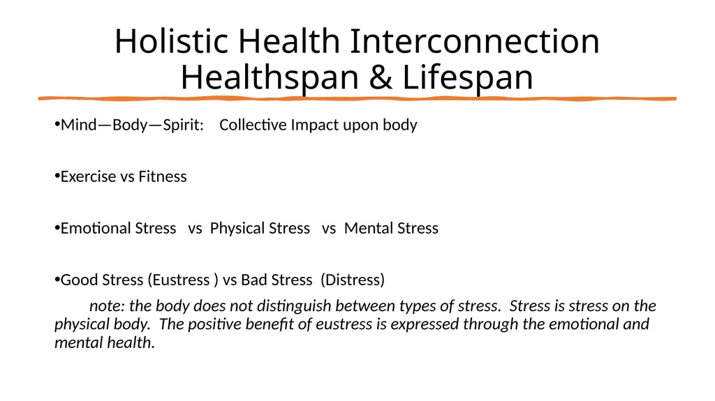 Fitness & Nutrition from a Holistic Health - slide 4 of 13