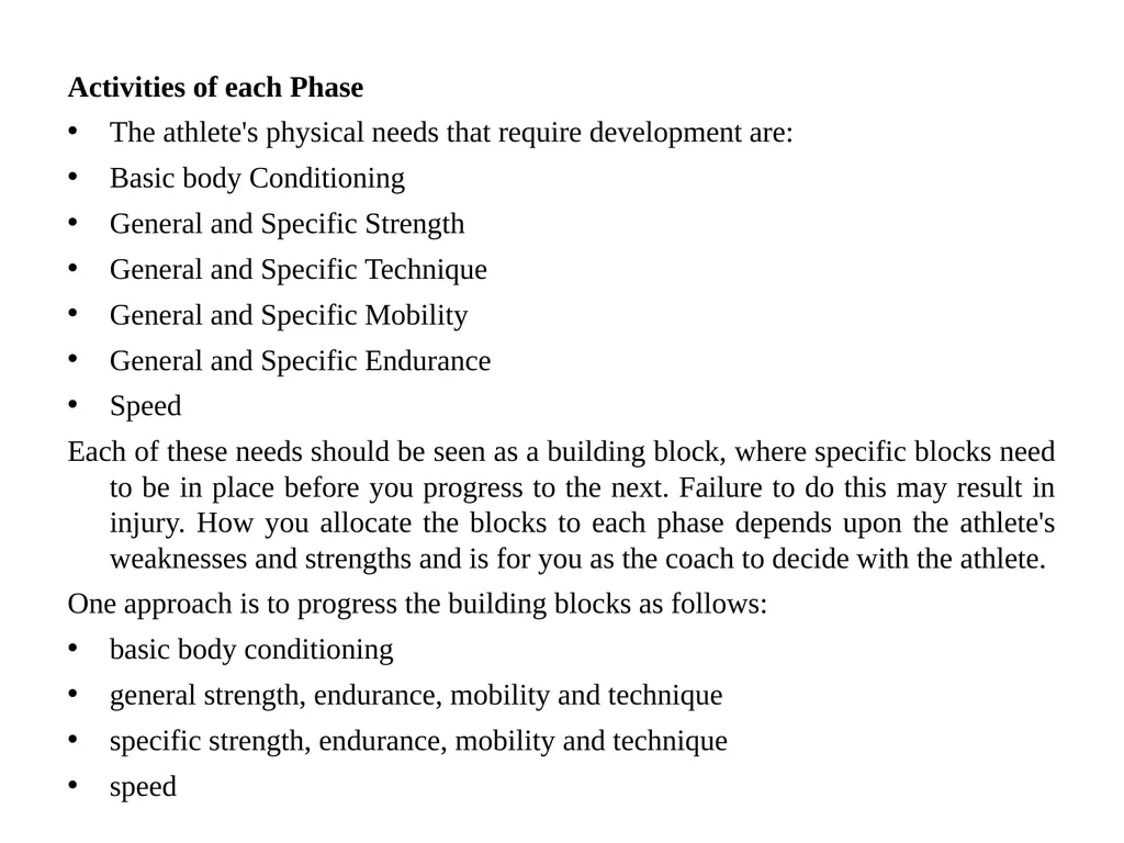 Planning of training schedule Dr. rajeshwari - slide 11 of 14