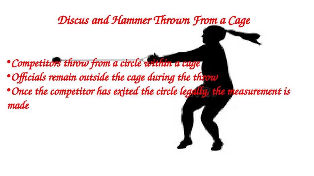Shot Put Discus Javelin Hammer Throw Weight Throw - slide 31 of 33
