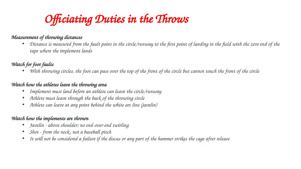 Shot Put Discus Javelin Hammer Throw Weight Throw - slide 8 of 33