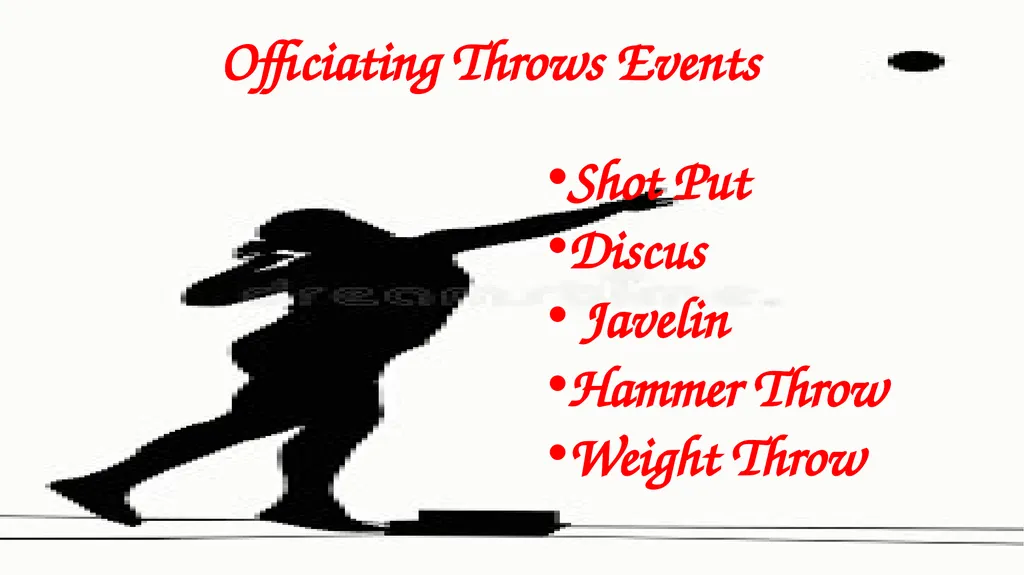 Shot Put Discus Javelin Hammer Throw Weight Throw - slide 2 of 33