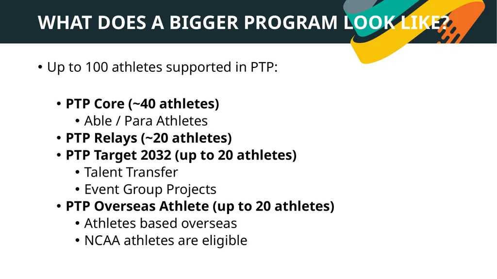 PATHWAYS TRANSITION PROGRAM 2025 WHAT IS PTP? - slide 5 of 14