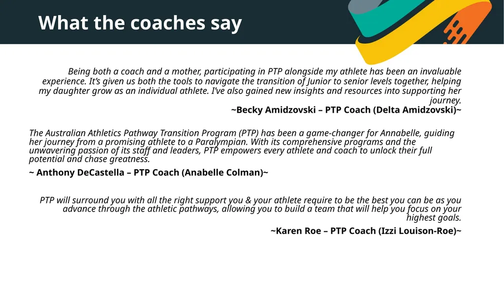 PATHWAYS TRANSITION PROGRAM 2025 WHAT IS PTP? - slide 4 of 14