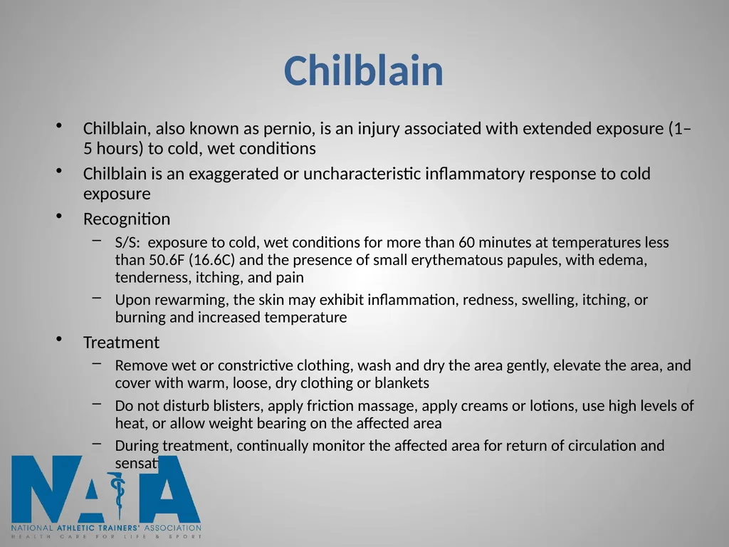 Environmental Cold Injuries in Intercollegiate - slide 6 of 10