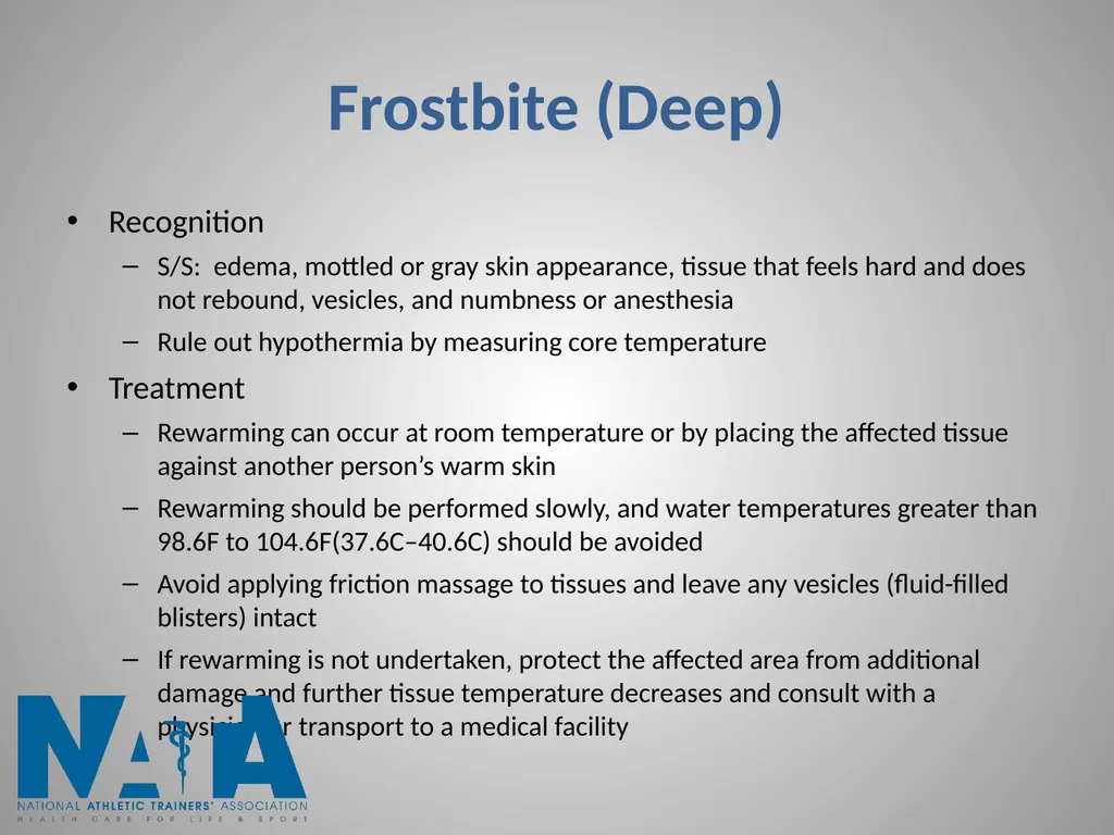 Environmental Cold Injuries in Intercollegiate - slide 5 of 10