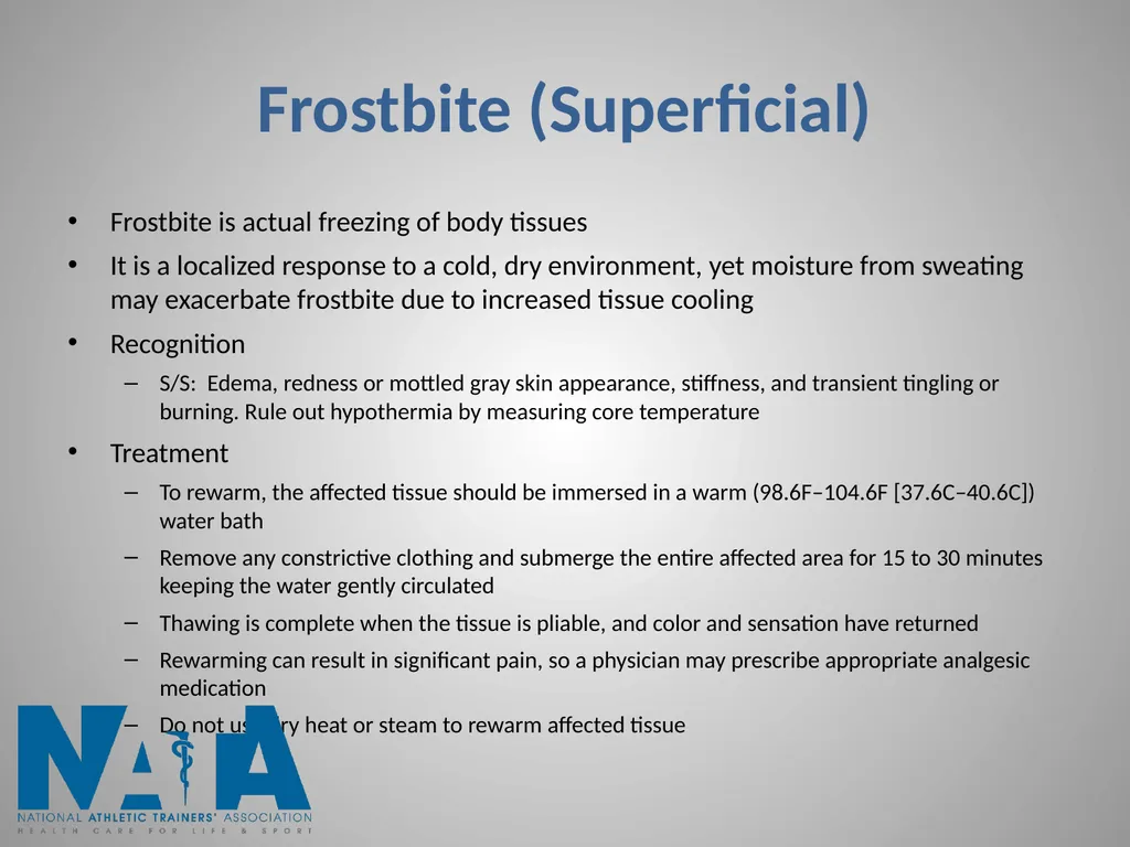 Environmental Cold Injuries in Intercollegiate - slide 4 of 10