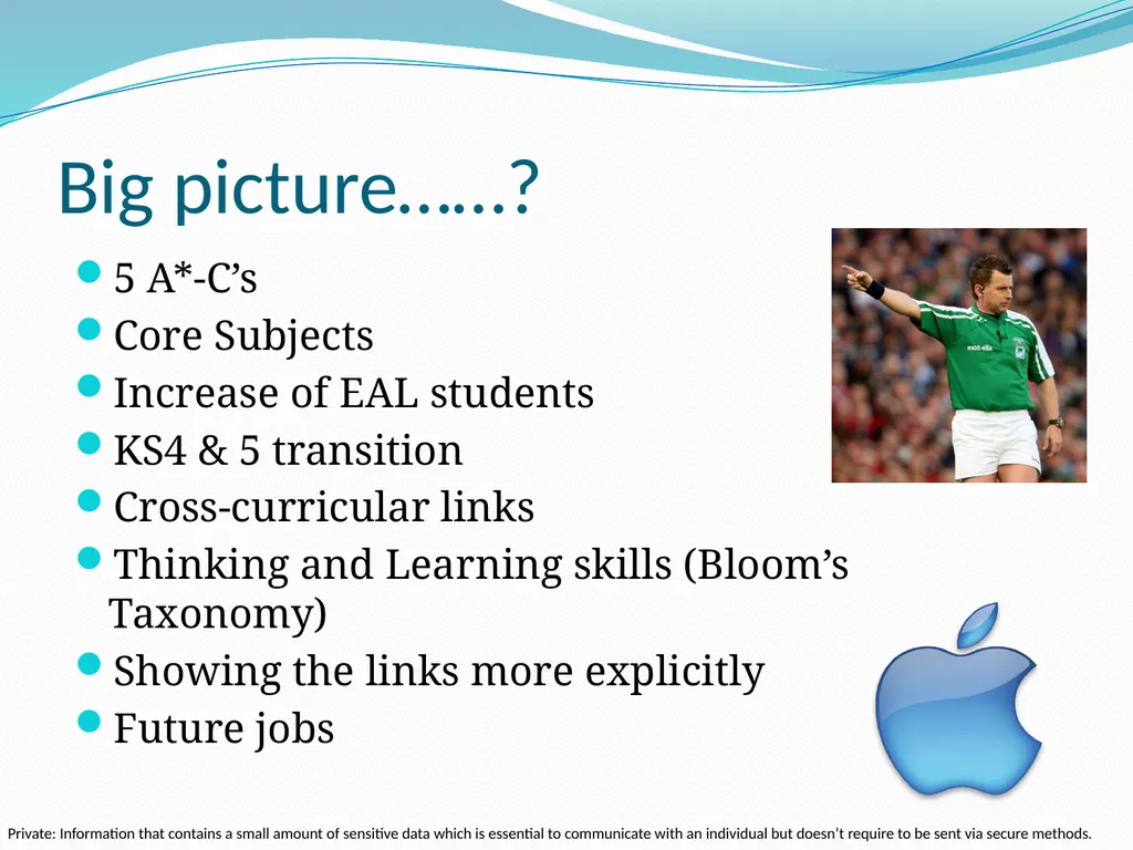 Literacy in Physical Education 29th May 2012 - slide 4 of 12