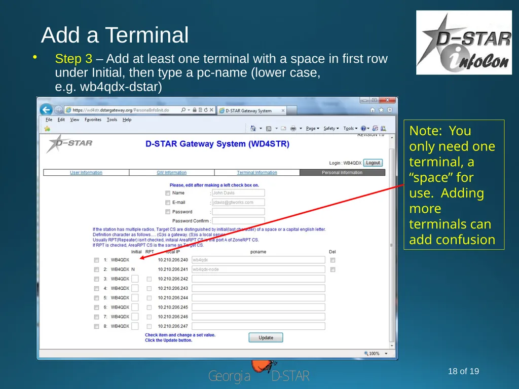 D-STAR InfoCon 2014 at Dayton Hamvention Part 1 – - slide 18 of 19