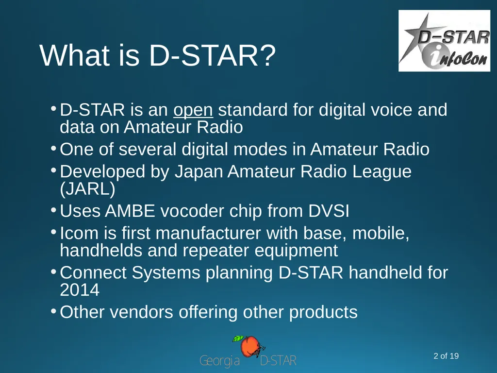 D-STAR InfoCon 2014 at Dayton Hamvention Part 1 – - slide 2 of 19
