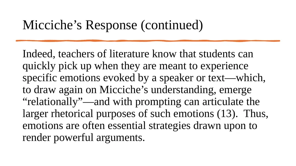 Giving Emotion Its Due: An Ethically Based - slide 8 of 30