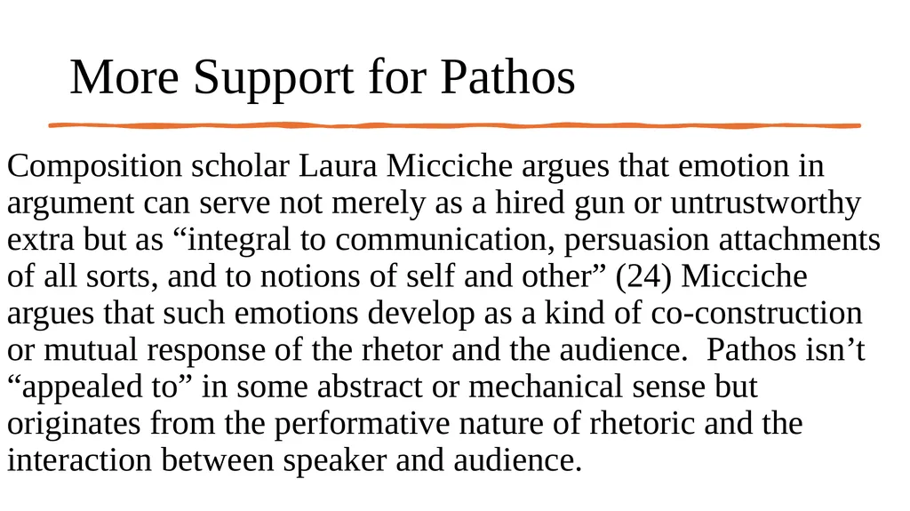 Giving Emotion Its Due: An Ethically Based - slide 7 of 30
