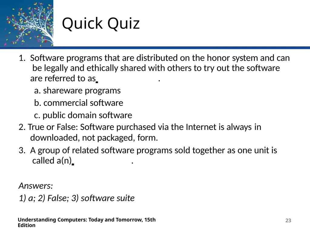 Deborah Morley Charles S. Parker 15th Edition - slide 23 of 67