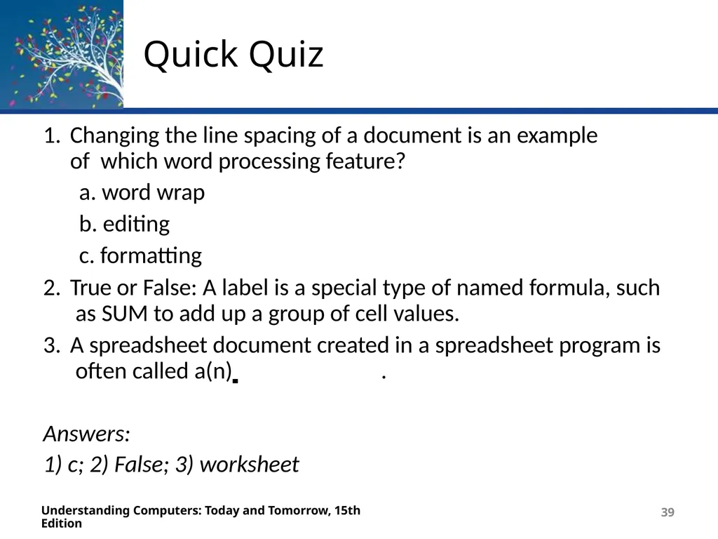 Deborah Morley Charles S. Parker 15th Edition - slide 39 of 67