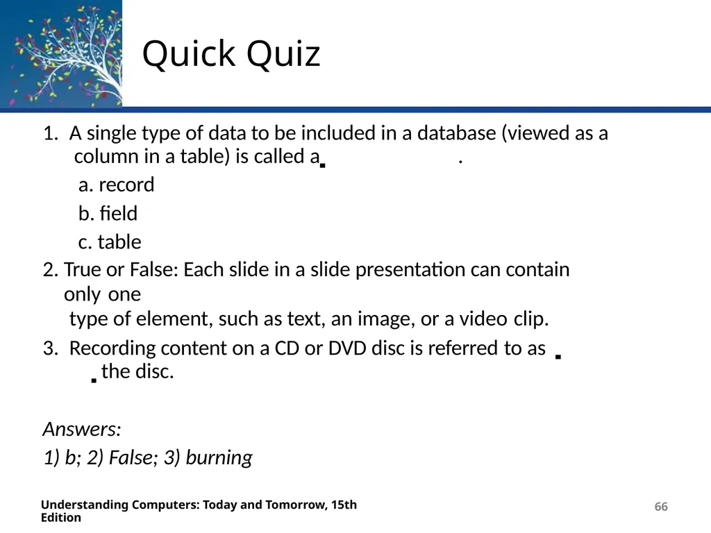 Deborah Morley Charles S. Parker 15th Edition - slide 66 of 67