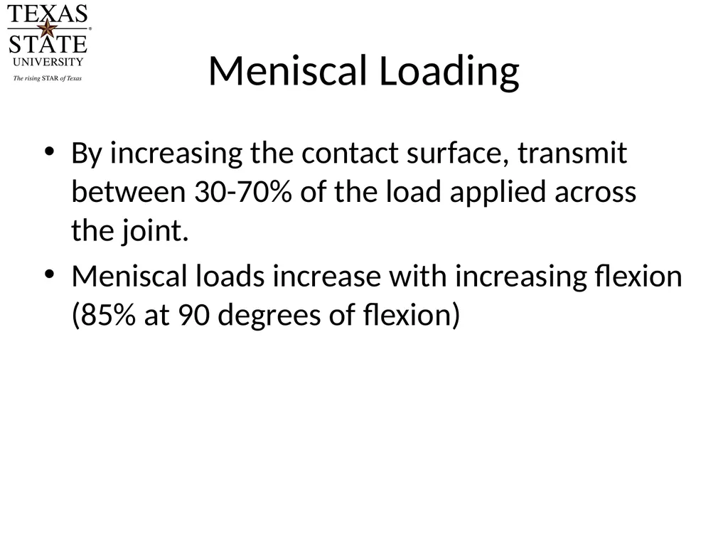 Knee Biomechanics Joint Positions Resting position - slide 19 of 20