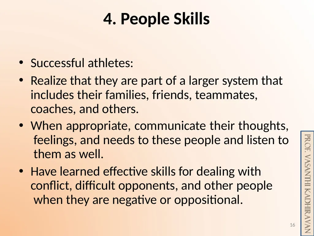 Psychological Skill Training for Enhancing Sports - slide 16 of 29
