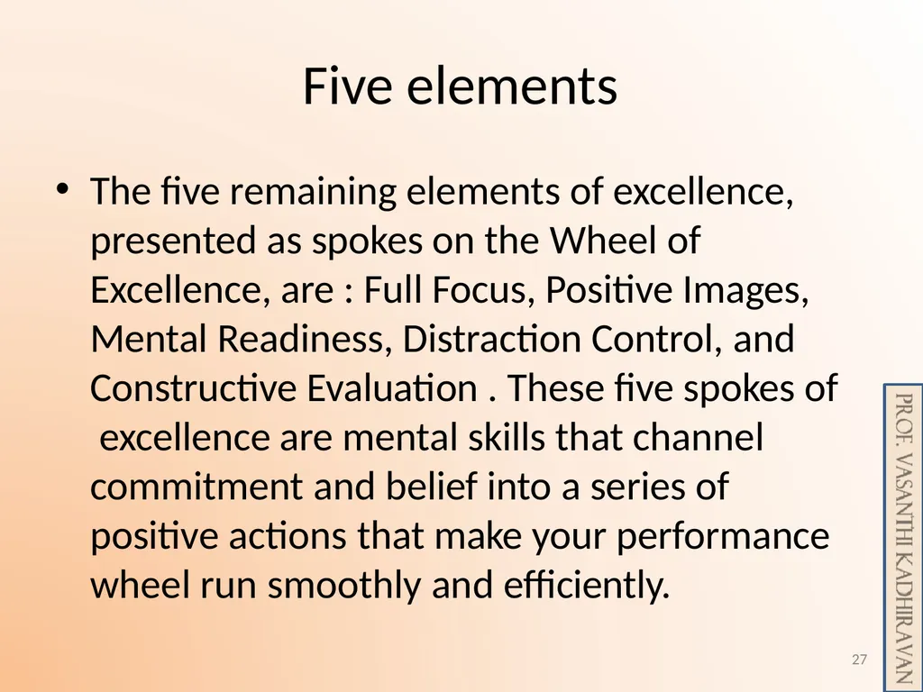 Psychological Skill Training for Enhancing Sports - slide 27 of 29