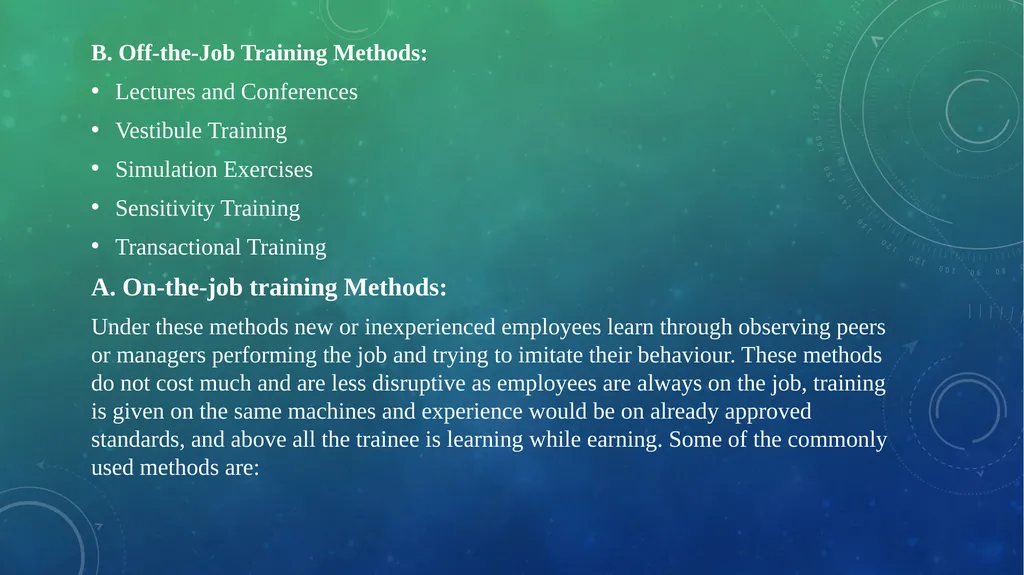 Human resource management training M. ABDUL - slide 8 of 16
