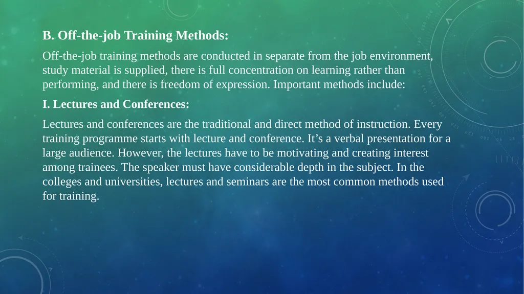 Human resource management training M. ABDUL - slide 12 of 16