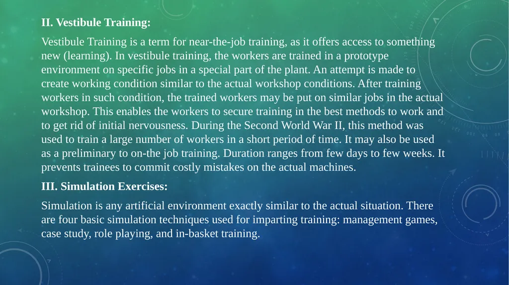 Human resource management training M. ABDUL - slide 13 of 16