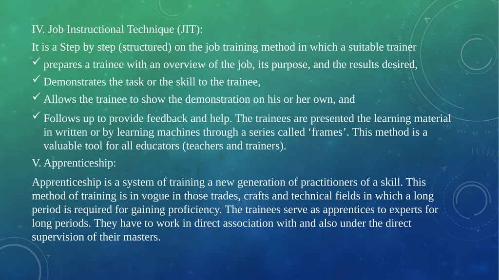 Human resource management training M. ABDUL - slide 10 of 16